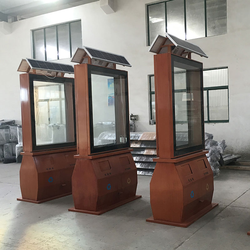 戶外廣告燈箱垃圾桶 專業定制各種垃圾桶 咨詢熱線：13837955096